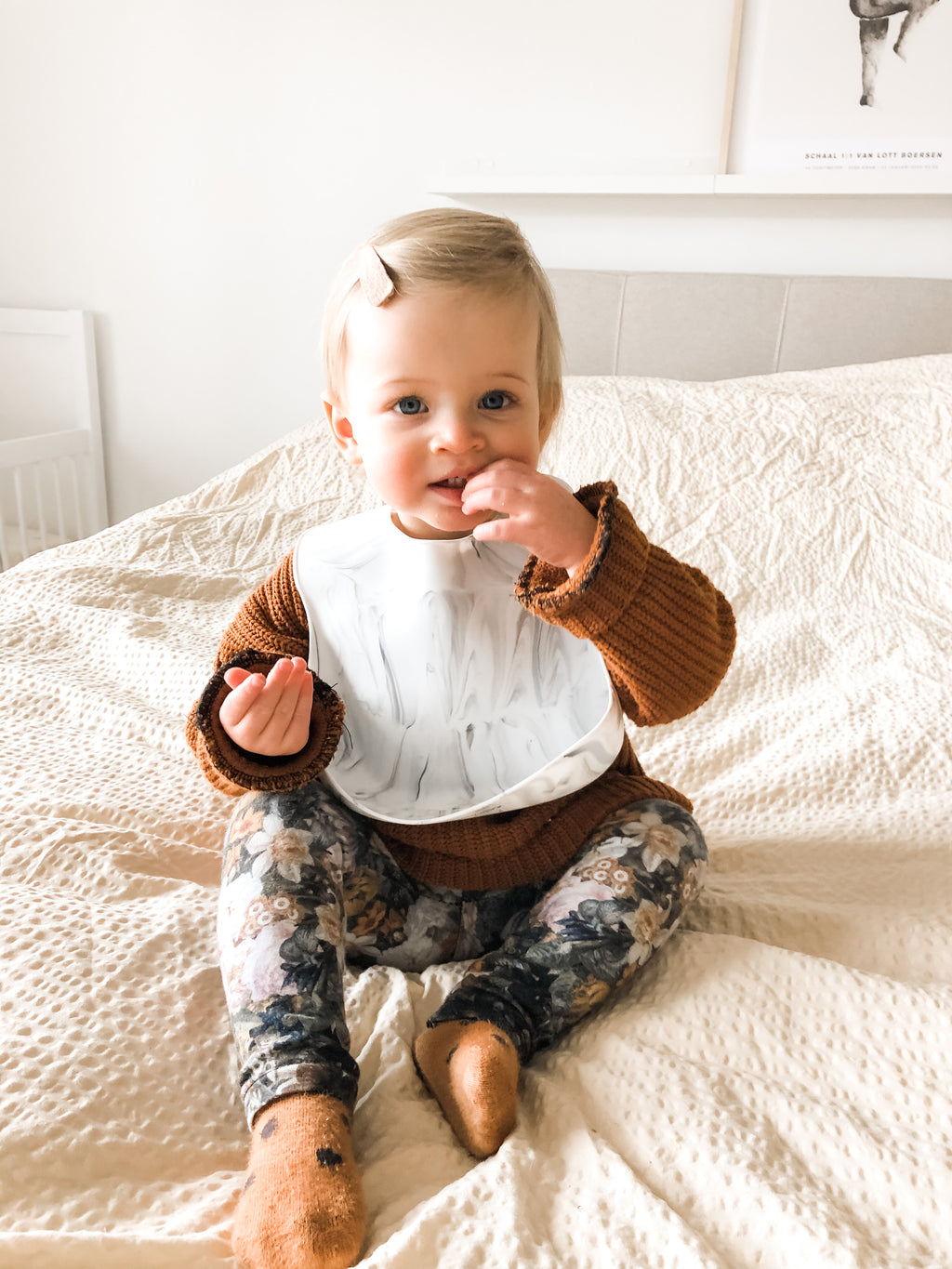 Silicone Bib | Marble - Chewies&more