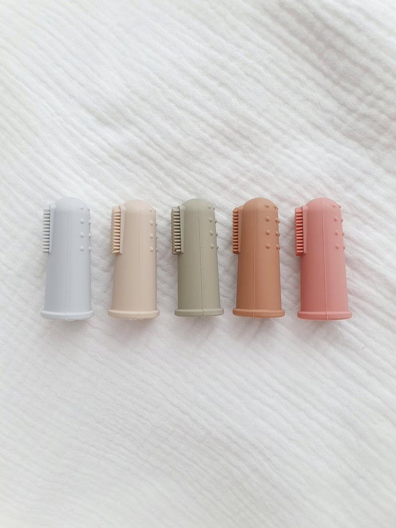 Baby Tandenborstel | Silicone | Dark Sage