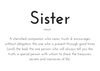Sister kaart - Chewies&more