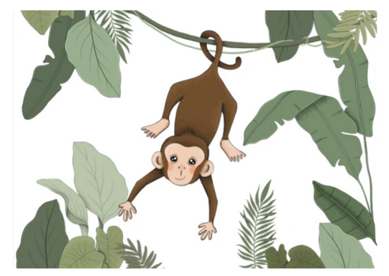 Animal Collection - Jungle Monkey card